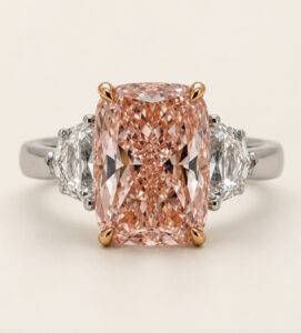 Rosé Emerald Ring