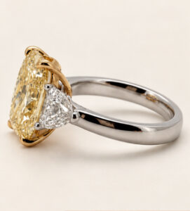 Golden Cushion Ring - Image 2